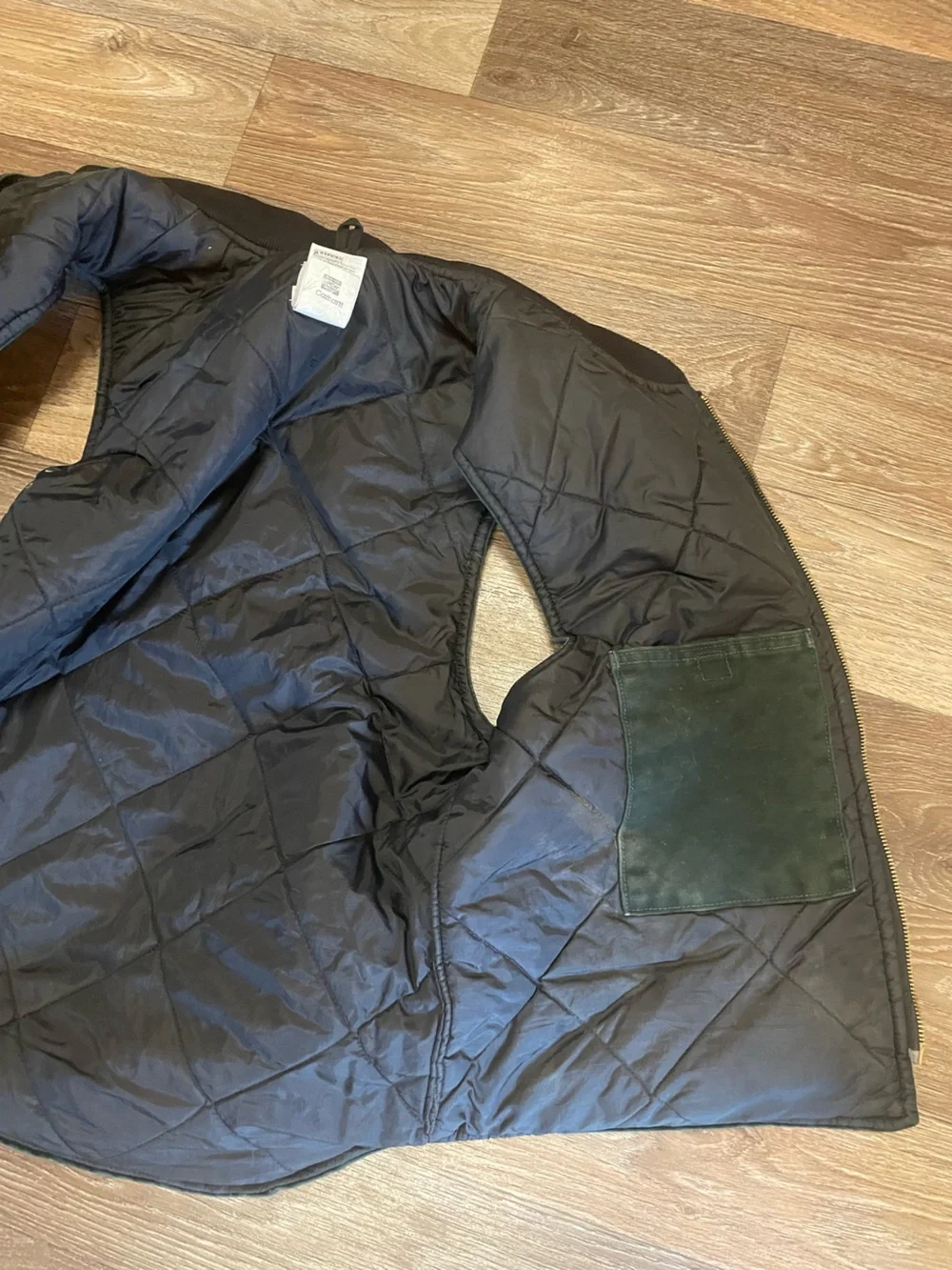 Carhartt Men's Insulated Arctic Quilt Lined Vest Spruce V02 SPC Vintage Y2K (05)